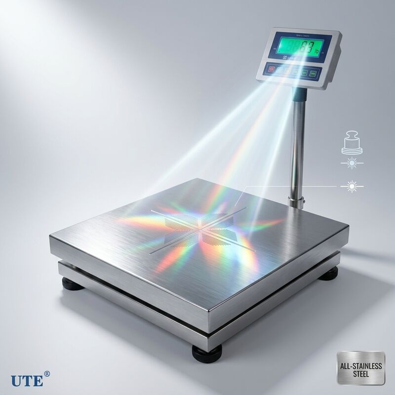 Solar Powered Digital Weighing Scale 30kg Energy Saving Shop Counter Battery Backup